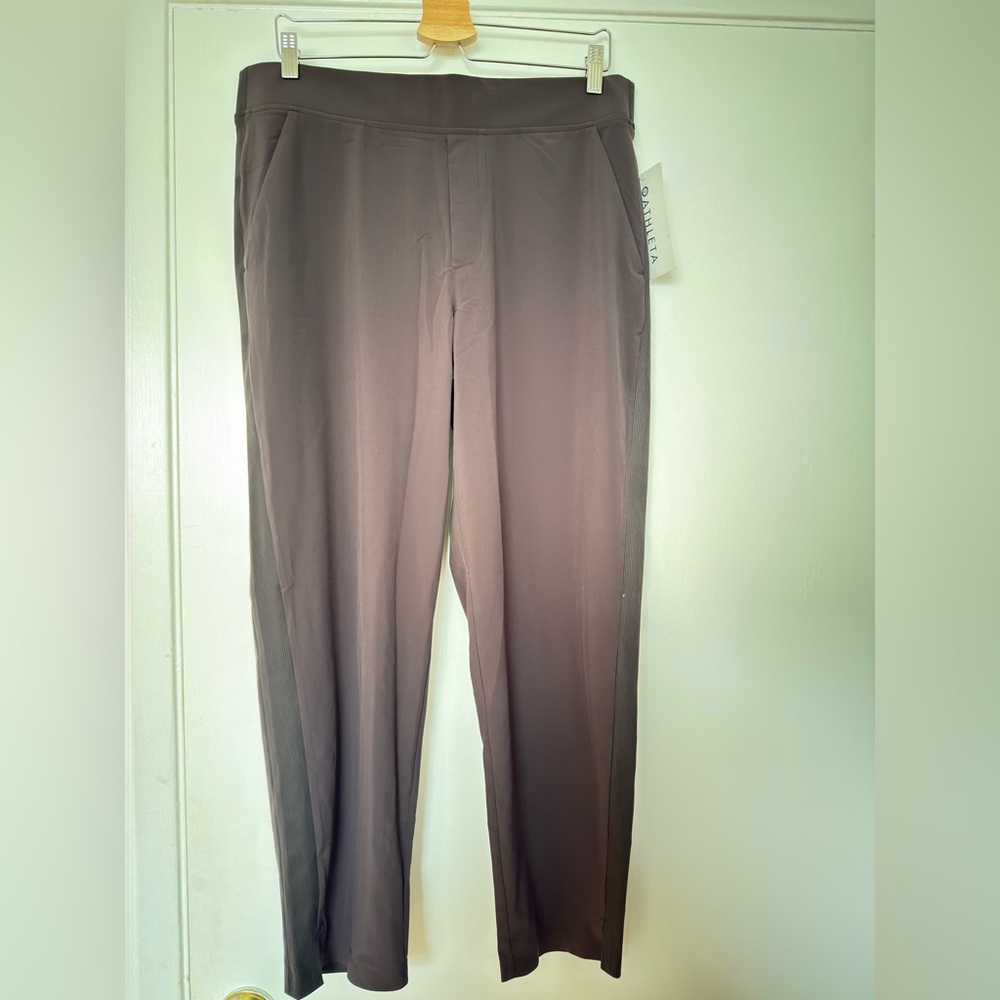 Athleta Brooklyn pant in taupe NWT size 14